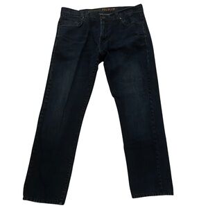 Tommy Hilfiger Premium Slim Straight Jeans 38x32 Dark Wash Denim Classic Fit